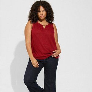 Torrid NWT Clip Zig Zag Keyhole Tank